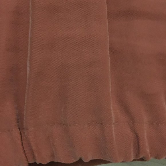 Rust Wash Cropped Retro Rayon Bomber Blazer - Picture 12 of 14